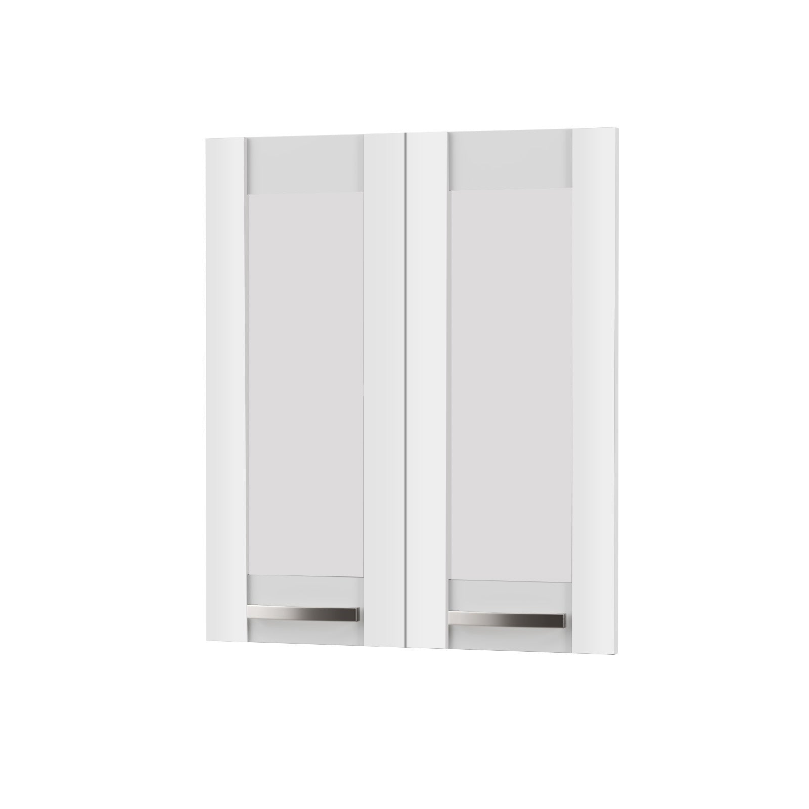 Άνω Πορτάκια-Τζάμι Charlotte Λευκό 60x71.8x1.6