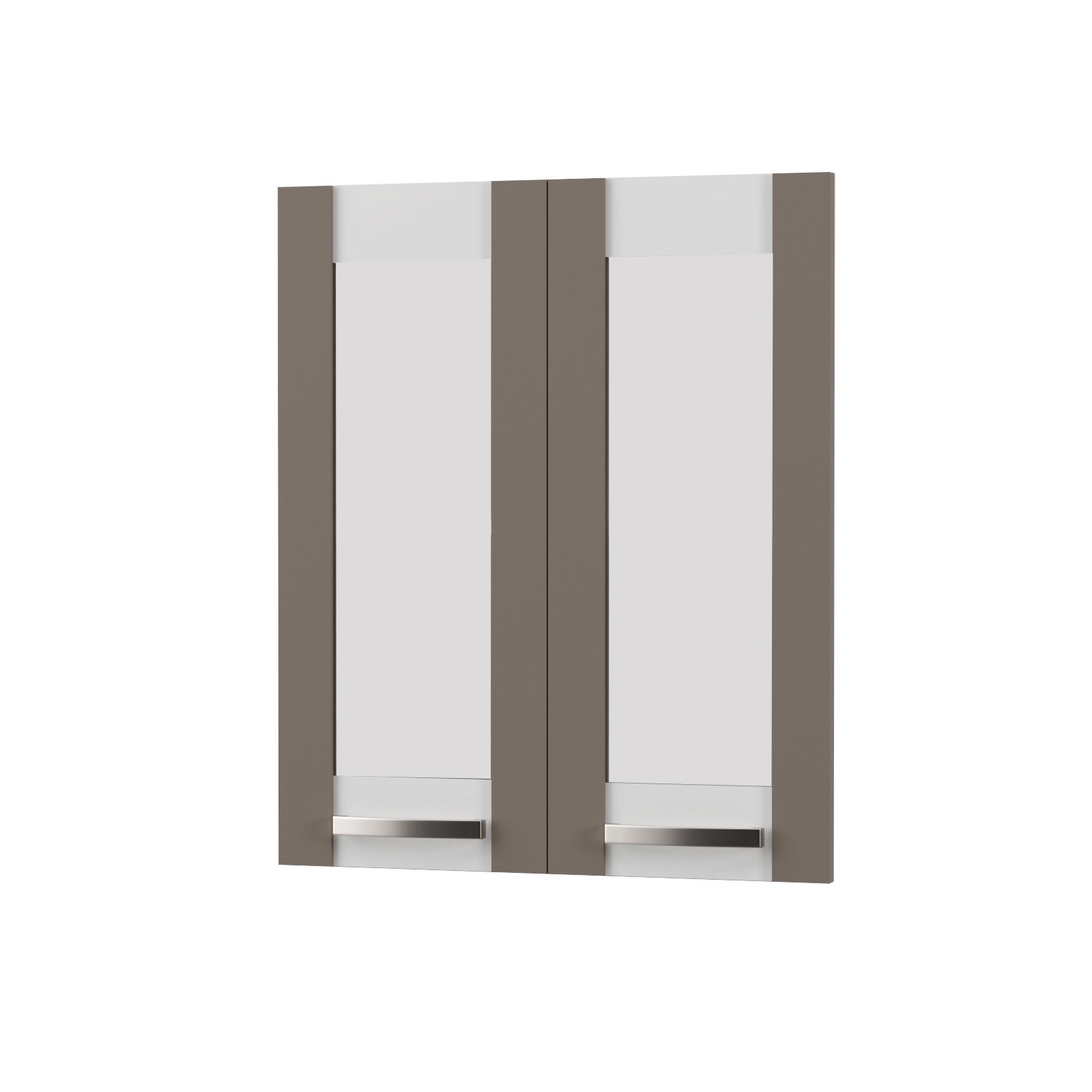 Άνω Πορτάκια-Τζάμι Charlotte Μόκα 60x71.8x1.6