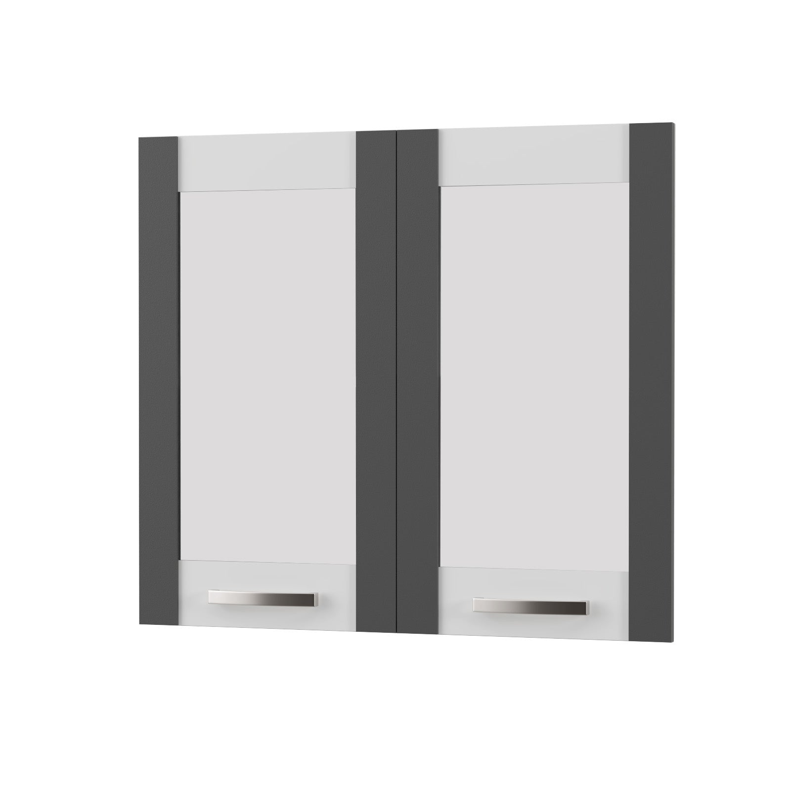 Άνω Πορτάκια-Τζάμι Charlotte Γραφίτη 80x71.8x1.6