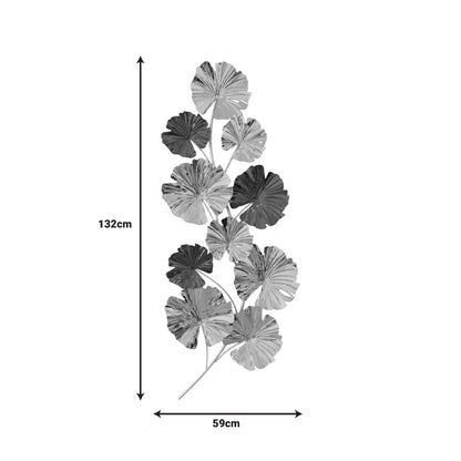 Διακοσμητικό Τοίχου Patrick Μέταλλο σε Χρυσή-Μαύρη Απόχρωση 59x132x5.5