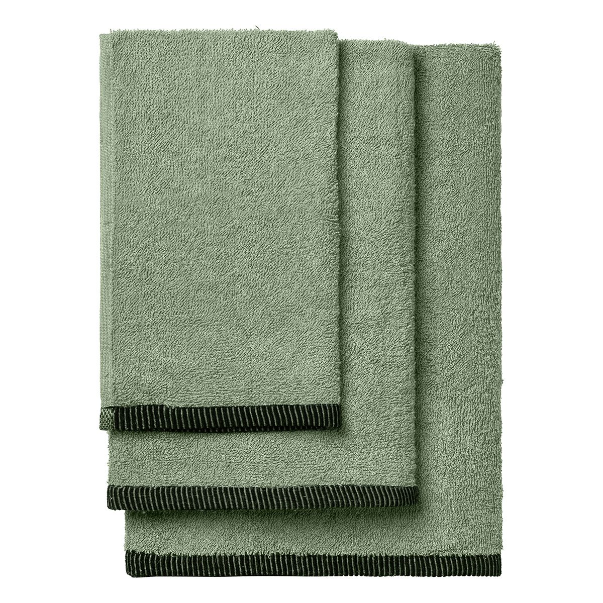 Σετ Πετσέτες Art 3454 Σετ 3 Τμχ Μέντα