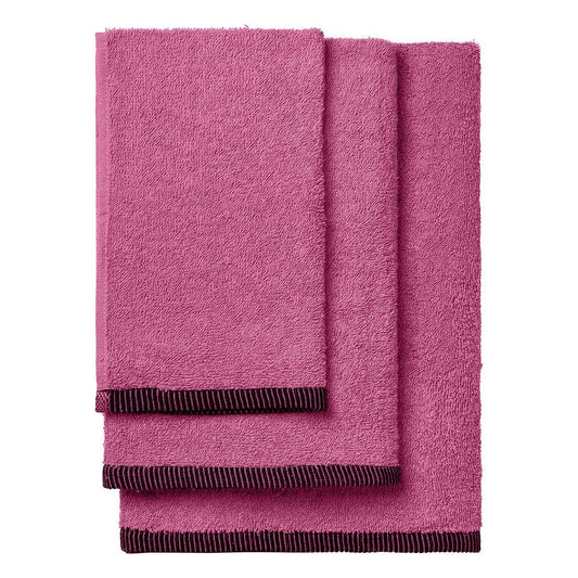 Σετ Πετσέτες Art 3455 Σετ 3 Τμχ Φουξ