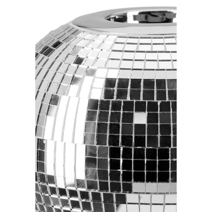 Ρεσώ Θήκη Ball "Disco" Κεραμικό Ασημένιο 15x15x11
