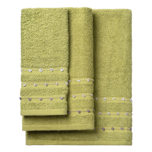 Σετ Πετσέτες Art 3466 Σετ 3 Τμχ Πράσινο