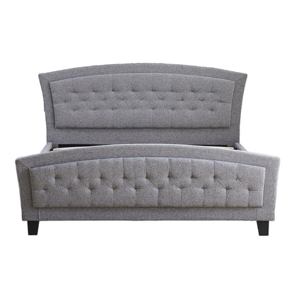 Κρεβάτι Camaro Ύφασμα σε Γκρι Απόχρωση 160x200εκ