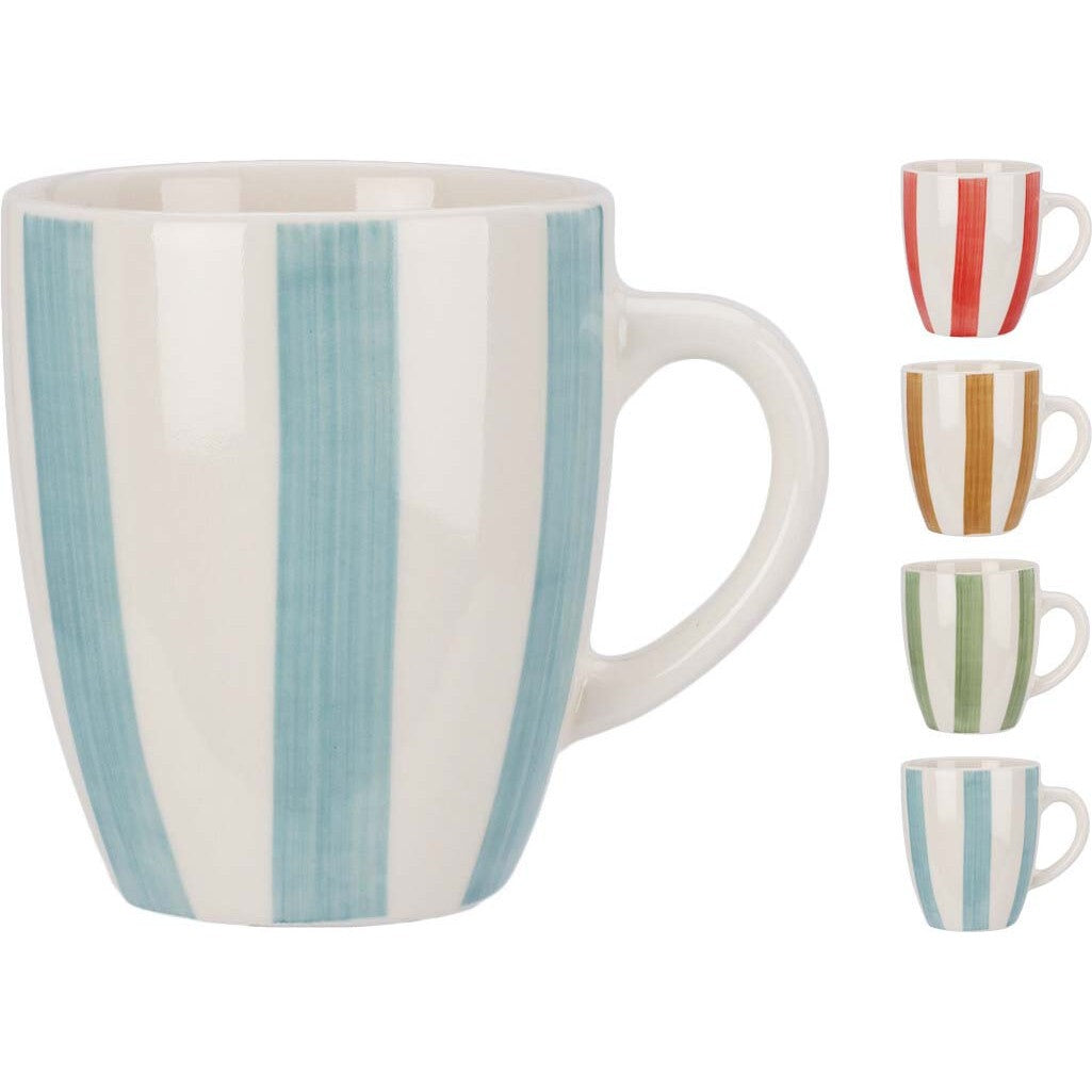 Κούπα Κεραμική 340ml 9x10εκ 4 Σχδ