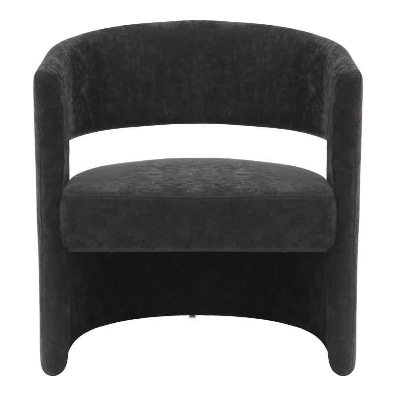 Πολυθρόνα Leicy Ύφασμα σε Μαύρη Απόχρωση 69x63x76.5