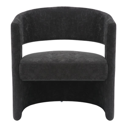 Πολυθρόνα Leicy Ύφασμα σε Μαύρη Απόχρωση 69x63x76.5