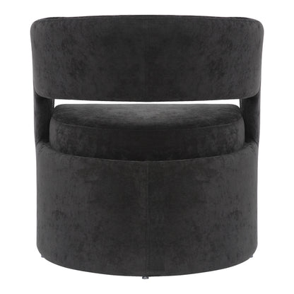 Πολυθρόνα Leicy Ύφασμα σε Μαύρη Απόχρωση 69x63x76.5