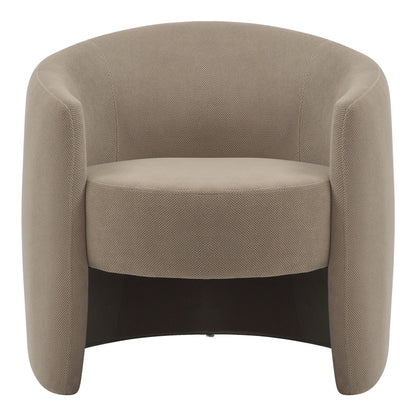 Πολυθρόνα Barken Ύφασμα σε Γκρι-Μπεζ Απόχρωση 77x74.5x73
