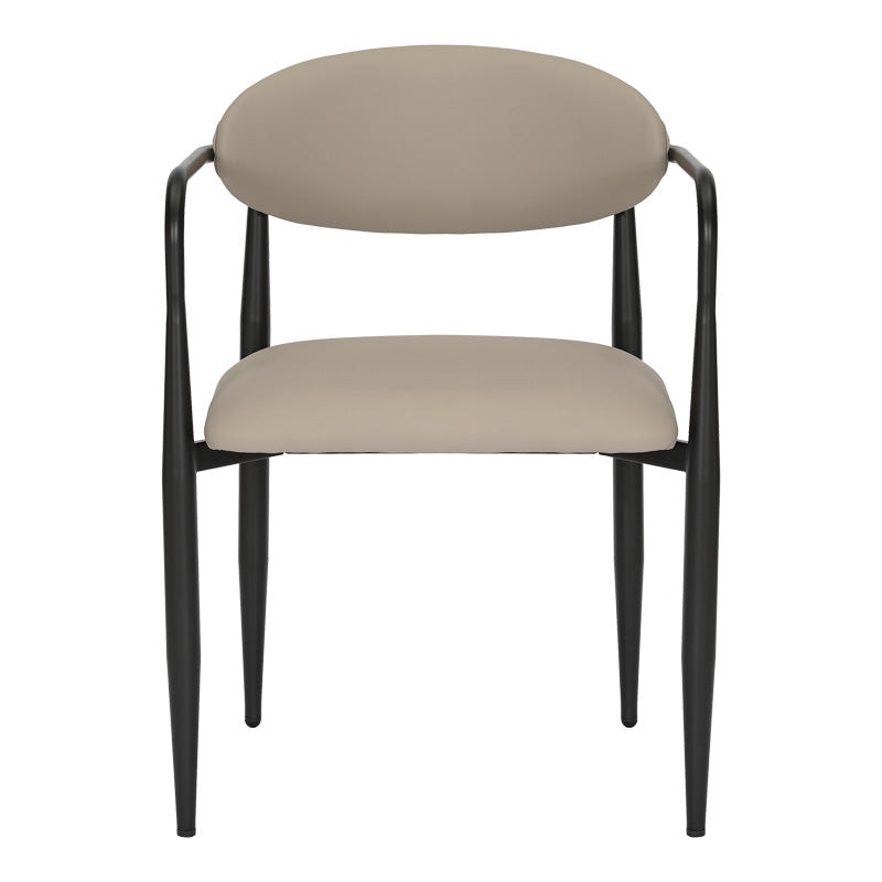 Πολυθρόνα Kalone PU σε Γκρι-Μπεζ Απόχρωση 56x55x78