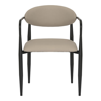 Πολυθρόνα Kalone PU σε Γκρι-Μπεζ Απόχρωση 56x55x78