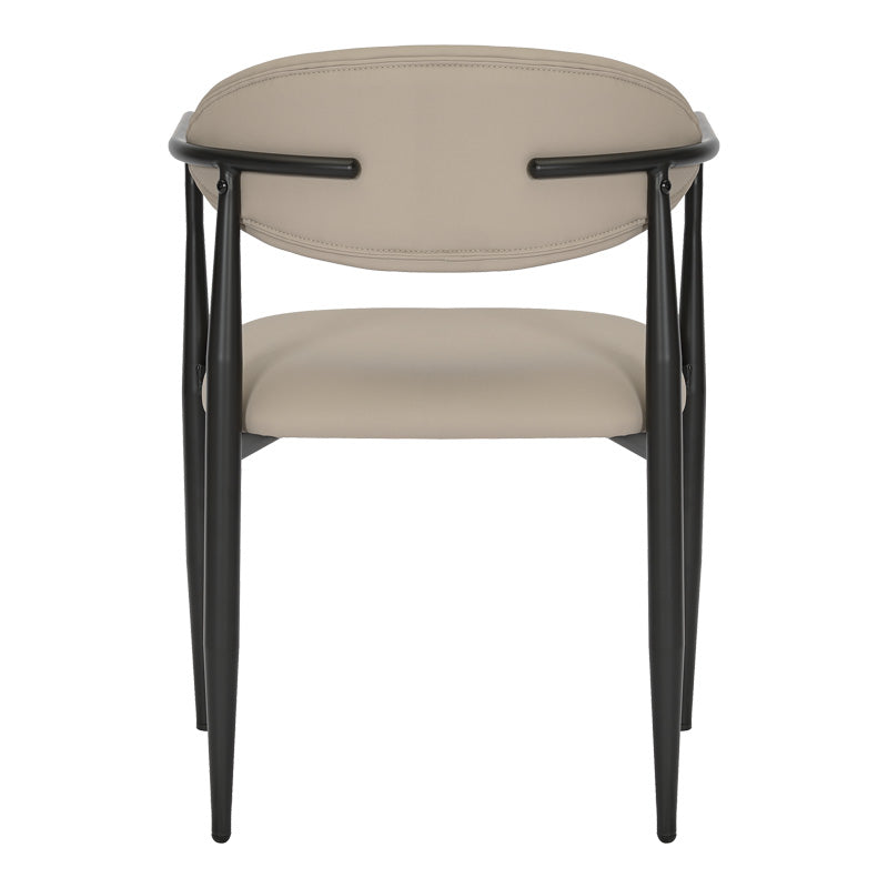 Πολυθρόνα Kalone PU σε Γκρι-Μπεζ Απόχρωση 56x55x78