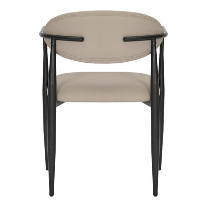 Πολυθρόνα Kalone PU σε Γκρι-Μπεζ Απόχρωση 56x55x78