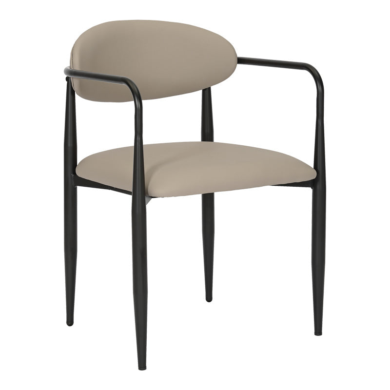 Πολυθρόνα Kalone PU σε Γκρι-Μπεζ Απόχρωση 56x55x78