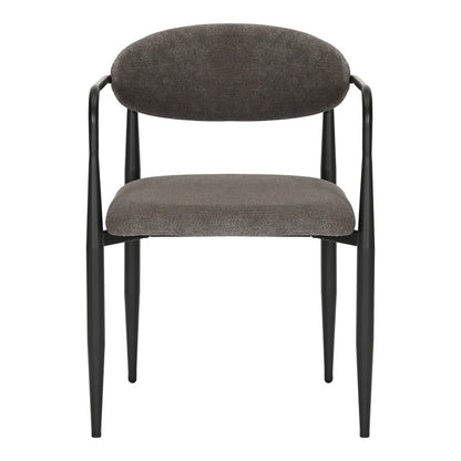 Πολυθρόνα Kalone Ύφασμα σε Ανθρακί Απόχρωση 56x55x78