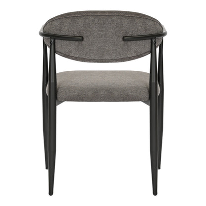 Πολυθρόνα Kalone Ύφασμα σε Ανθρακί Απόχρωση 56x55x78