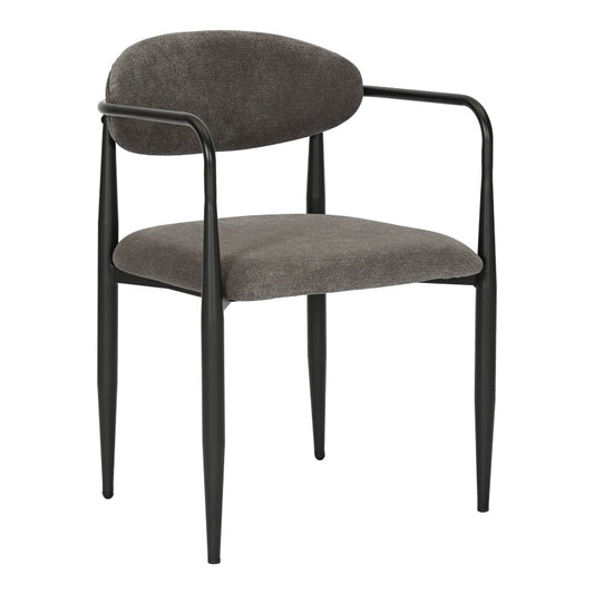 Πολυθρόνα Kalone Ύφασμα σε Ανθρακί Απόχρωση 56x55x78