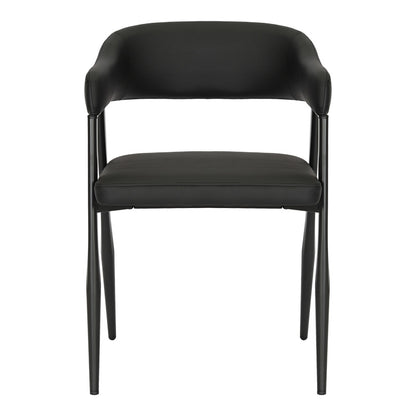 Πολυθρόνα Sezan PU σε Μαύρη Απόχρωση 56x55x78