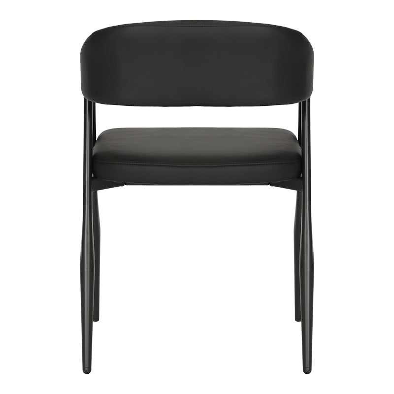 Πολυθρόνα Sezan PU σε Μαύρη Απόχρωση 56x55x78