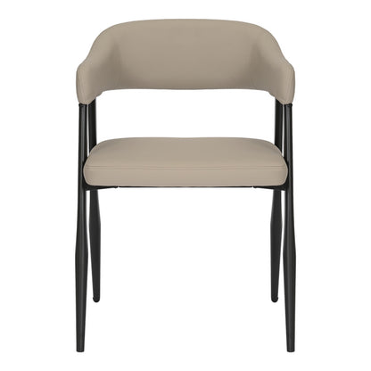 Πολυθρόνα Sezan PU σε Γκρι-Μπεζ Απόχρωση 56x55x78