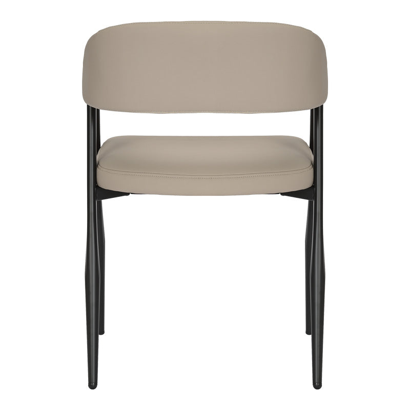 Πολυθρόνα Sezan PU σε Γκρι-Μπεζ Απόχρωση 56x55x78