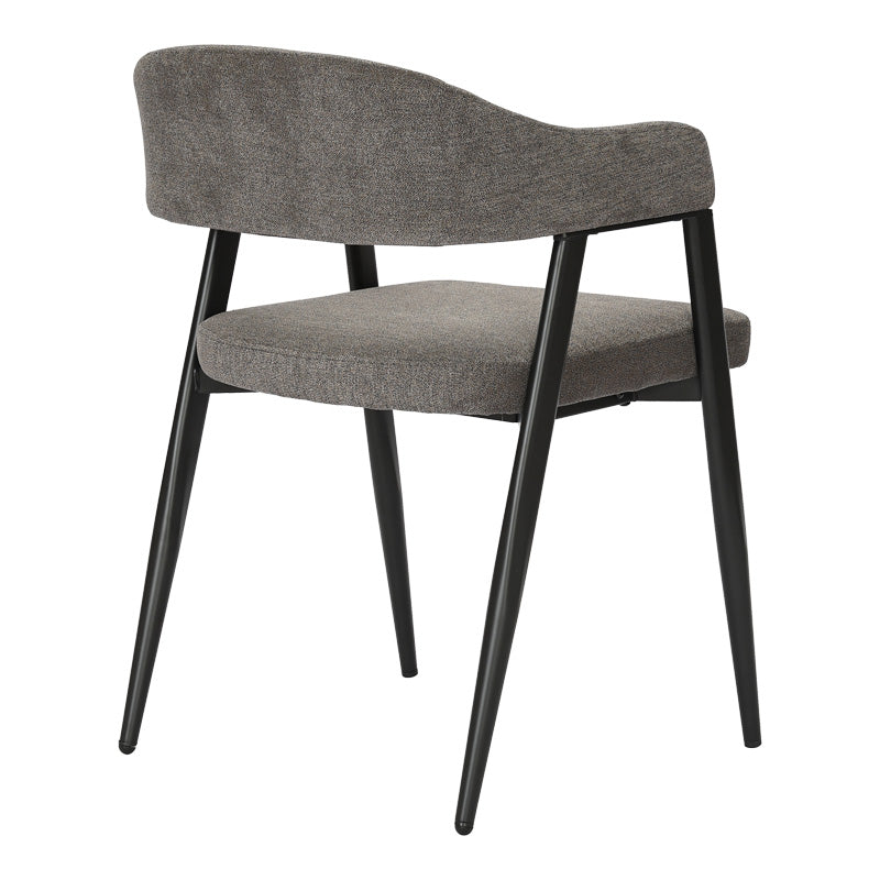 Πολυθρόνα Sezan Ύφασμα σε Ανθρακί Απόχρωση 56x55x78