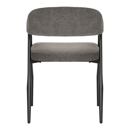 Πολυθρόνα Sezan Ύφασμα σε Ανθρακί Απόχρωση 56x55x78