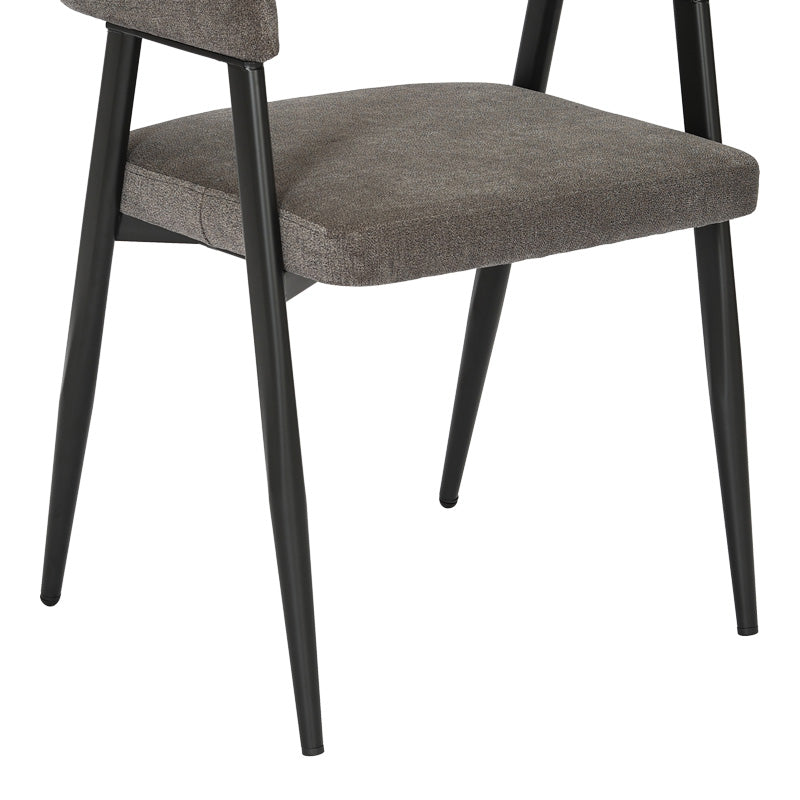 Πολυθρόνα Sezan Ύφασμα σε Ανθρακί Απόχρωση 56x55x78