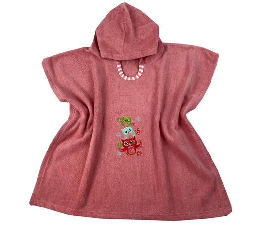 Παιδικό Πόντσο 2-4 Ετών Family Owls 55x110εκ