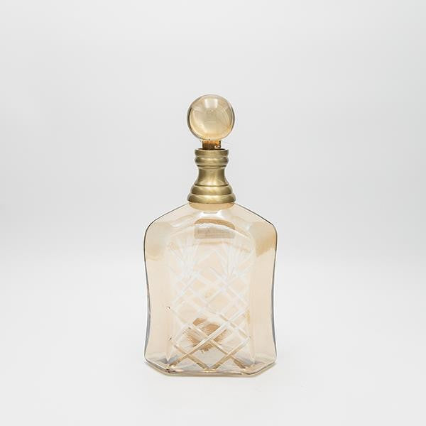 ΚΑΡΑΦΑ ΓΥΑΛΙΝΗ - ΜΕΤΑΛΛΙΚΗ ΜΕΛΙ 29x8x13.5