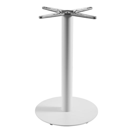 Βάση Τραπεζιού Jefry Μεταλλική σε Λευκή Απόχρωση Φ48x73