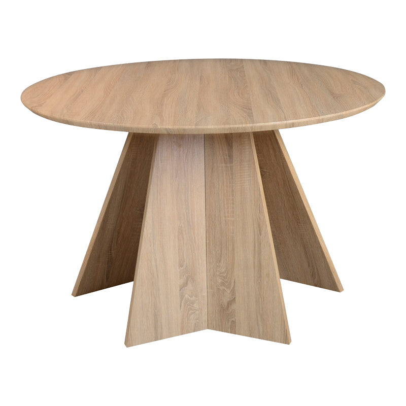 Τραπέζι Bibble MDF σε Φυσική Απόχρωση Φ120x76