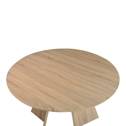 Τραπέζι Bibble MDF σε Φυσική Απόχρωση Φ120x76