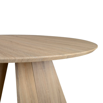 Τραπέζι Bibble MDF σε Φυσική Απόχρωση Φ120x76