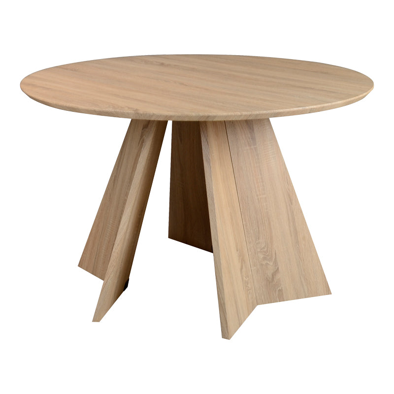 Τραπέζι Bibble MDF σε Φυσική Απόχρωση Φ120x76