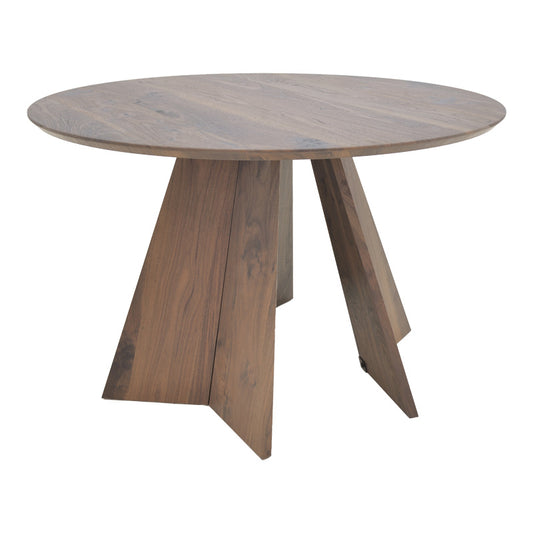 Τραπέζι Bibble MDF σε Καρυδί Απόχρωση Φ120x76