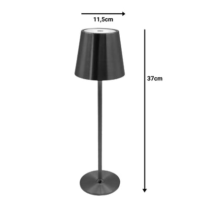 Επιτραπέζιο Φωτιστικό Αφής LED Brave Ι Επαναφορτιζόμενο σε Μπρονζέ Απόχρωση Φ11.5x37