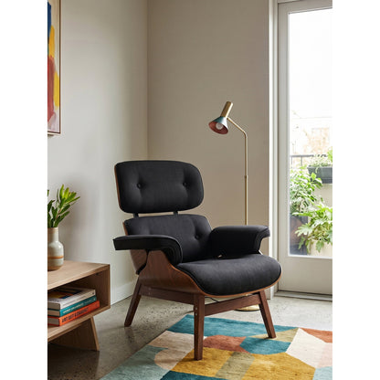 Armchair William Black 91x78x97