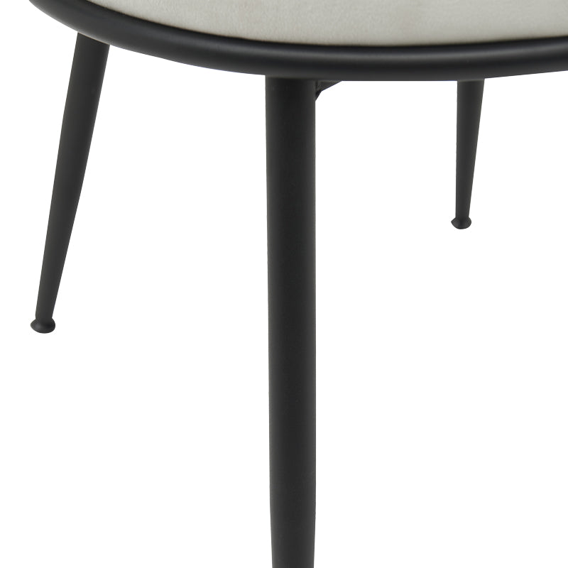 Πολυθρόνα Alkia σε Μπεζ Βελούδο με Πόδι Μαύρο Μέταλλο 60x57x68