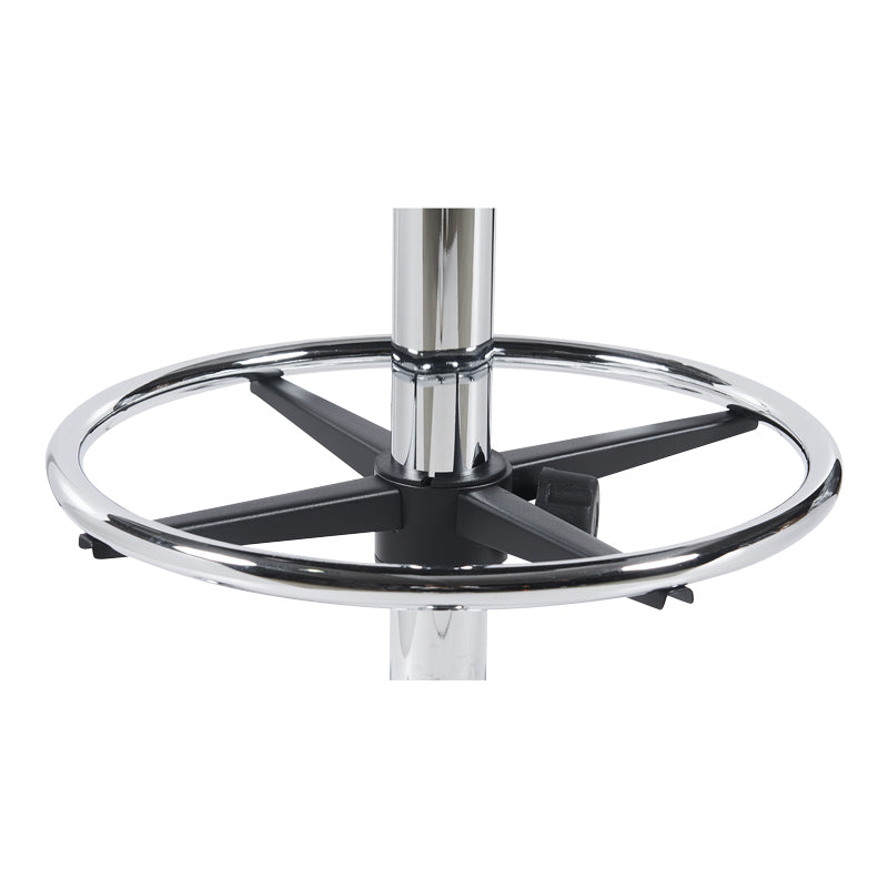 Καρέκλα Ρεσεψιόν Icina Ι PU σε Μαύρη Απόχρωση 58x54x102-123