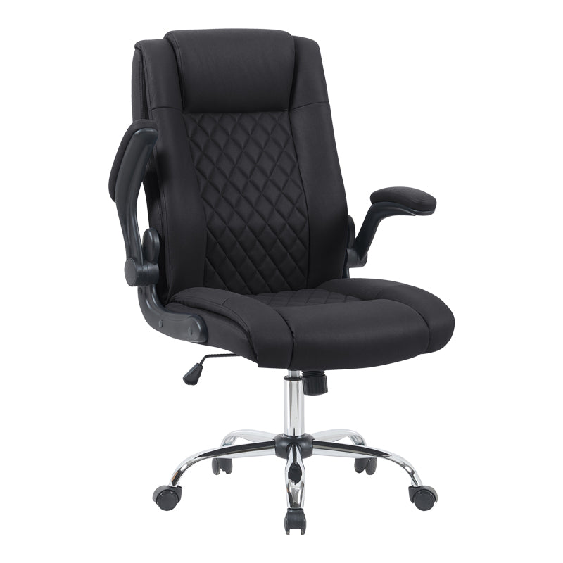 Καρέκλα Γραφείου Διευθυντή Kesla PES Μαύρo 65x65x113-121