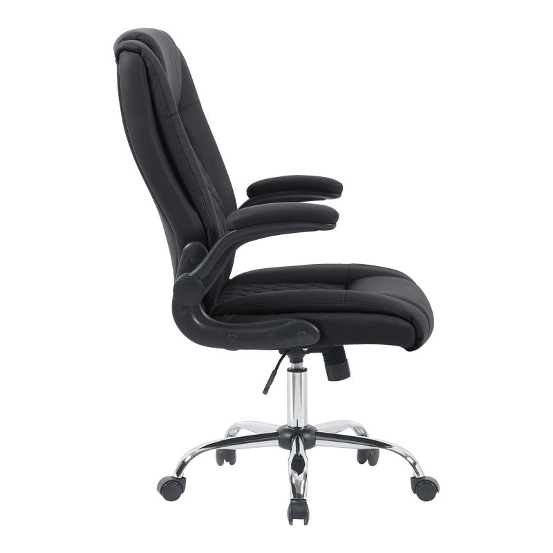 Καρέκλα Γραφείου Διευθυντή Kesla PES Μαύρo 65x65x113-121