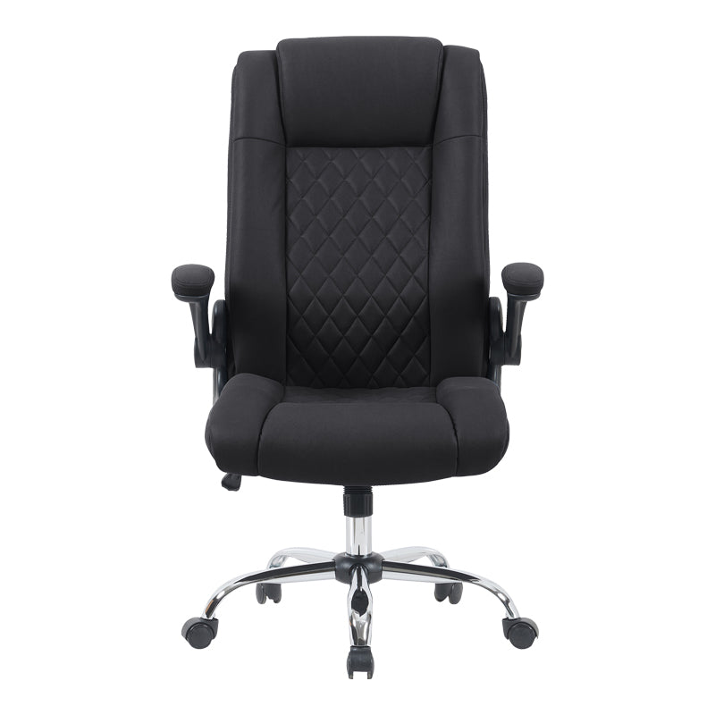 Καρέκλα Γραφείου Διευθυντή Kesla PES Μαύρo 65x65x113-121