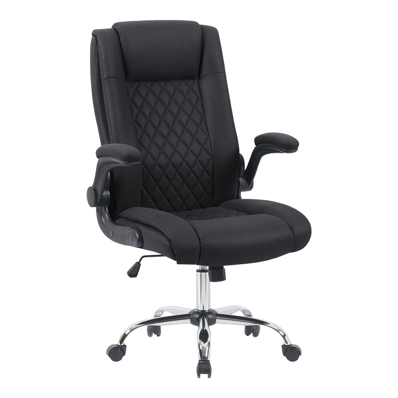 Καρέκλα Γραφείου Διευθυντή Kesla PES Μαύρo 65x65x113-121