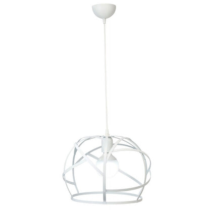 Φωτιστικό Πλέγμα Μέταλλο Λευκό Ε27 Φ35