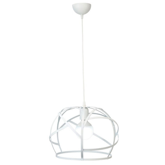 Φωτιστικό Πλέγμα Μέταλλο Λευκό Ε27 Φ35