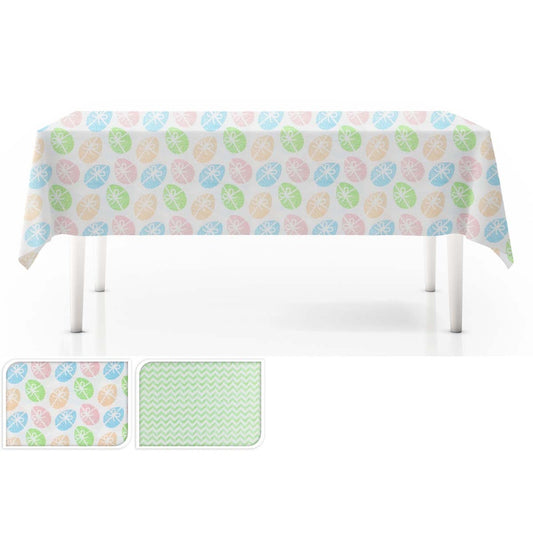 Τραπεζομάντηλο με Αυγά Πολυεστέρα Πράσινο 140x240εκ 2 Σχδ