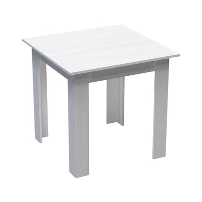 Τραπέζι Manka I σε Λευκή Απόχρωση 80x80x77