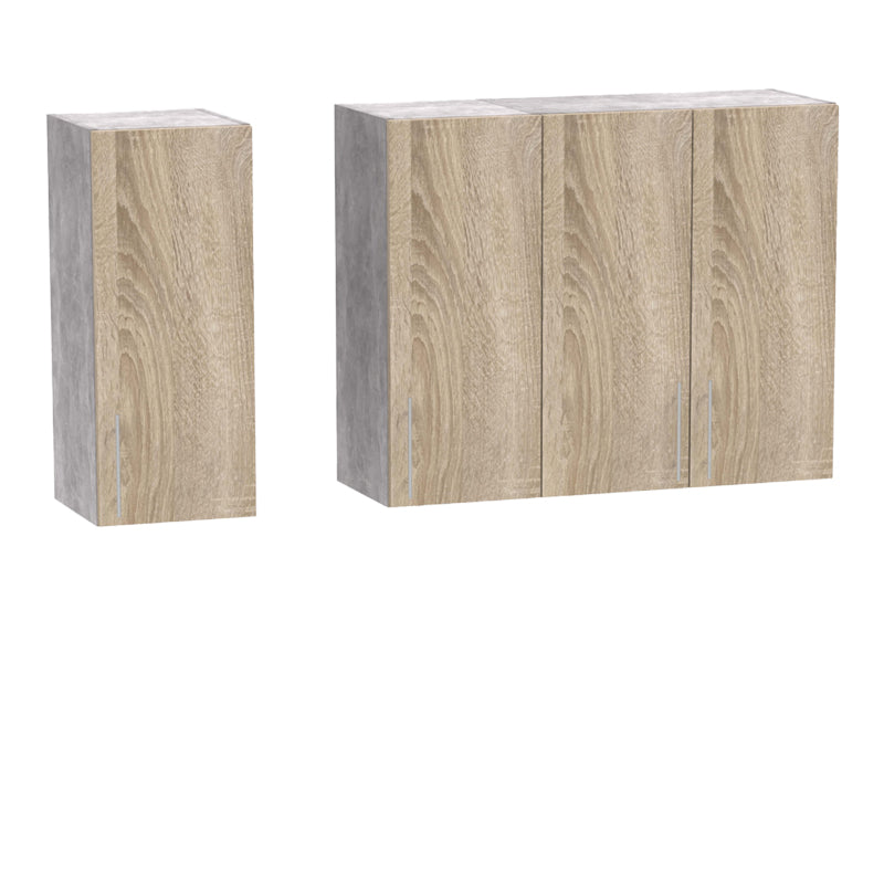 Σύνθεση Κουζίνας Festa II Μελαμίνη σε Sonoma Απόχρωση 120x60x85